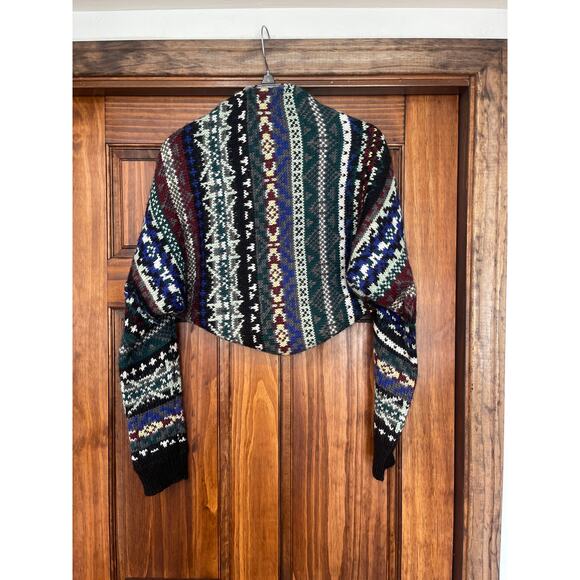 Free People Fairisle Bolero cropped sweater Small - Picture 7 of 7
